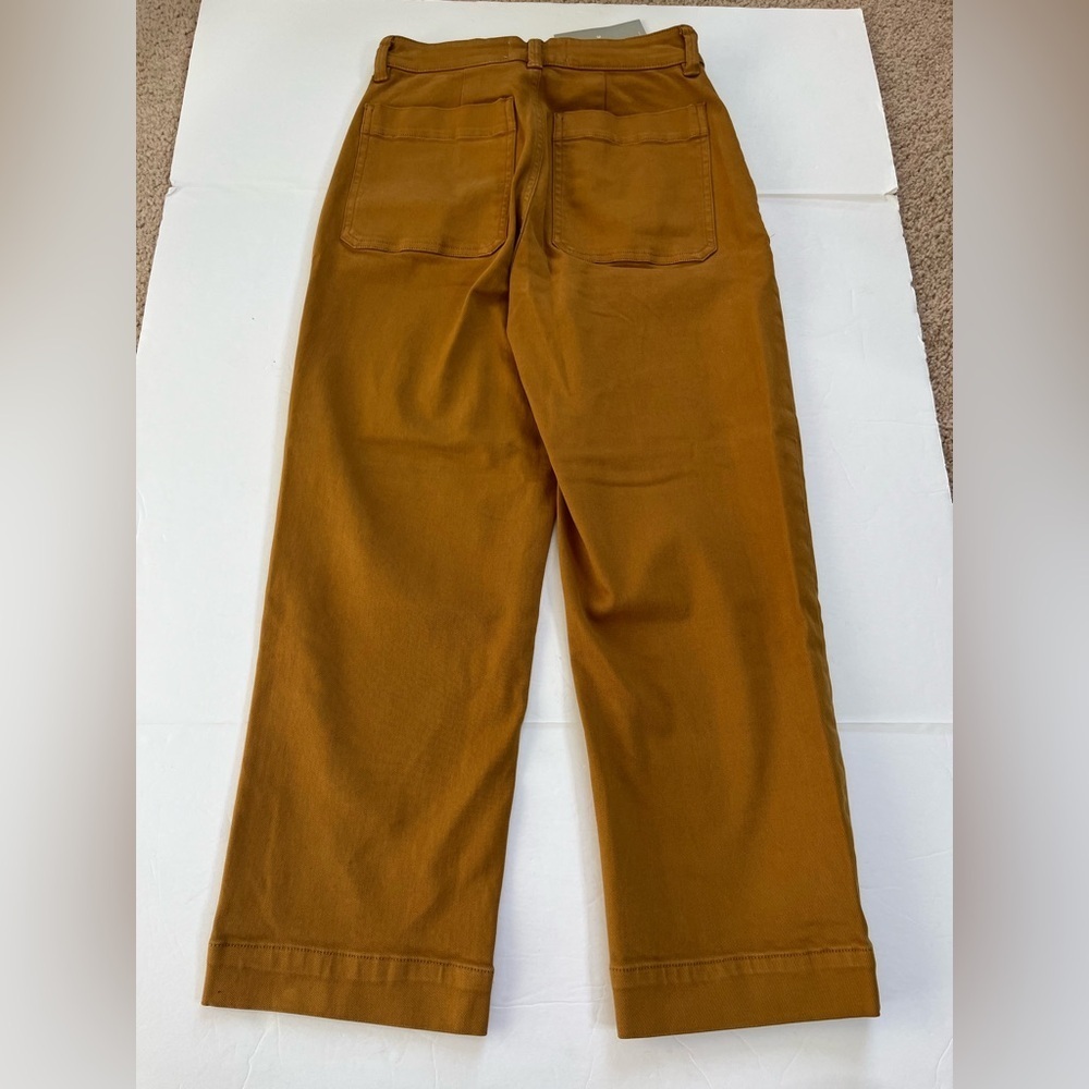 Everlane The Straight Leg Crop Size 2 Short Golden Brown New with Tags - Picture 6 of 10